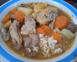 Foto del paso 3 de la receta: Caldo de menudencias de pollos en olla de presión
