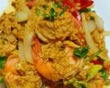 รูปขั้นตอนการทำที่ 5 ของ กุ้งผัดผงกะหรี่