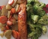 A picture of step 3 of Honey mustard salmon.