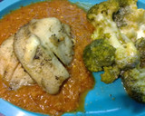 Foto del paso 5 de la receta: Filete de Cazón en salsa de piña con brócoli gratinado