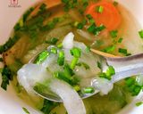 Hình bước làm 3 của món Bánh canh hẹ chả cá