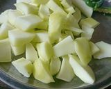 कच्चे आम की खट्टी मीठी सब्जी रेसिपी चरण 1 फोटो