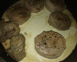 Foto del paso 2 de la receta: Peceto a la pimienta. Con milhojas de papa