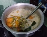 Foto langkah ke 5 dari resep Kolak Pumpkin Kacang hijau.