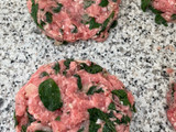 Hamburguesas de espinacas y parmesano