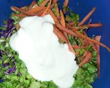 A picture of step 1 of Colorful Salad.