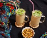 A picture of step 4 of Protein rich Sattu Buttermilk with Gond katira (liquid diet).