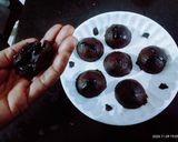A picture of step 6 of Mini unique delicious soft chocolate lava cake in Appe pan.