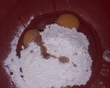 A picture of step 1 of Seven Spoon Cake.