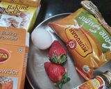 A picture of step 1 of Fresh Strawberry Muffins.