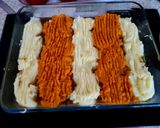 A picture of step 7 of My two potato Cottage Pie. 😘.
