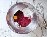 Une image de l'étape 7 de Macarons à la framboise (avec ganache fondante).