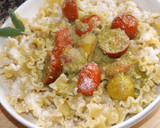Foto del paso 4 de la receta: Pasta seca con tomatitos al pesto