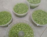 Foto langkah ke 6 dari resep Puding Lumut Pandan.