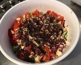 Une image de l'étape 8 de Salade marinée concombres,tomates et pommes à la crème,citron et dulce.