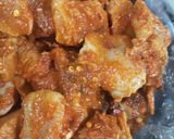 A picture of step 1 of Chicken cubes🍗.