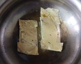 A picture of step 2 of Papad roll sabji with leftover potato.
