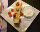 A picture of step 5 of Tofu chilli enchiladas:.