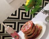 A picture of step 2 of Banana strawberry pancake.