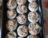 Tejfölös sonkás gombával töltött gomba recept fázis 4 fotója