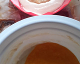 Foto del paso 4 de la receta: Budín marmolado de mandarina y banana💜