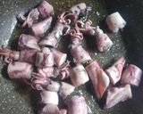 Foto langkah ke 3 dari resep Oseng Cumi Asin Pete.