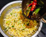 A picture of step 7 of Moong dal cucumber salad(Andra style).