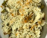 A picture of step 3 of Cheesy Baked Green Beans.