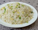 A picture of step 8 of Garlic fried rice.