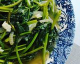 Foto langkah ke 5 dari resep Tumis Kangkung Nyêmêk.