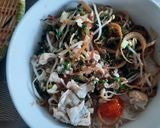 Hình bước làm 4 của món Bún cá, bún cá chấm