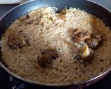 A picture of step 1 of Yakhani pulao.