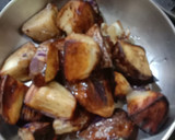 வேர்க்கடலை கத்திரிக்காய் கார கறி(brinjal curry recipe in tamil) ரெசிபி ஸ்டேப் 2 புகைப்படம்
