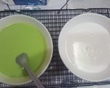 รูปขั้นตอนการทำที่ 3 ของ ขนมชั้นใบเตย(สูตรไม่ใส่แป้งท้าวยาหม่อม)