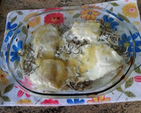 Foto del paso 5 de la receta: Bacalao con gulas al horno