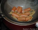 A picture of step 6 of Sausage spaghetti.