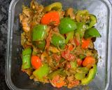 A picture of step 6 of Bellpepper Mushroom Gravy.