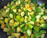 A picture of step 1 of Spiny gourd masala curry.