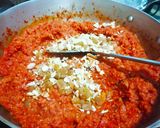 A picture of step 4 of Carrot Halwa (without milk/mawa).