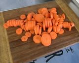 Une image de l'étape 13 de Soupe mixée poivrons, carottes et tomates au bouillon de crevettes.