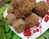 A picture of step 3 of Bean balls.