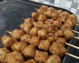 Foto langkah ke 9 dari resep Sate Bakso Bakar Pedas Manis - DAPUR TIRINI.