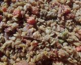 A picture of step 2 of Red poha khichuri.