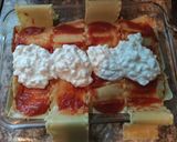 A picture of step 6 of Lasagna.