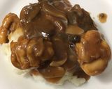A picture of step 8 of Easy chicken & mushrooms over mashed potatoes#mycookbook.