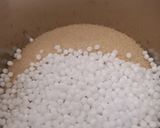 A picture of step 1 of Farali Handvo.