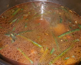 Foto del paso 2 de la receta: Judías verdes con rabo de cerdo ahumado