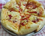 Foto langkah ke 12 dari resep Roti Pizza Empuk.