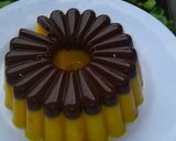 Foto langkah ke 5 dari resep Puding jagung lapis coklat.