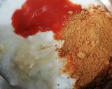 A picture of step 1 of Spicy bread cone.